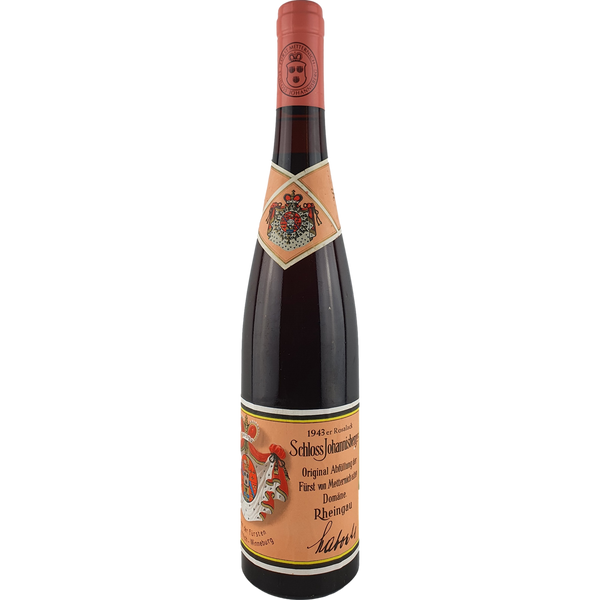 Schloss Johannisberg - Schloss Johannisberg Riesling Beerenauslese Rosalack  1943 - 0,7 l - Bottle Hero