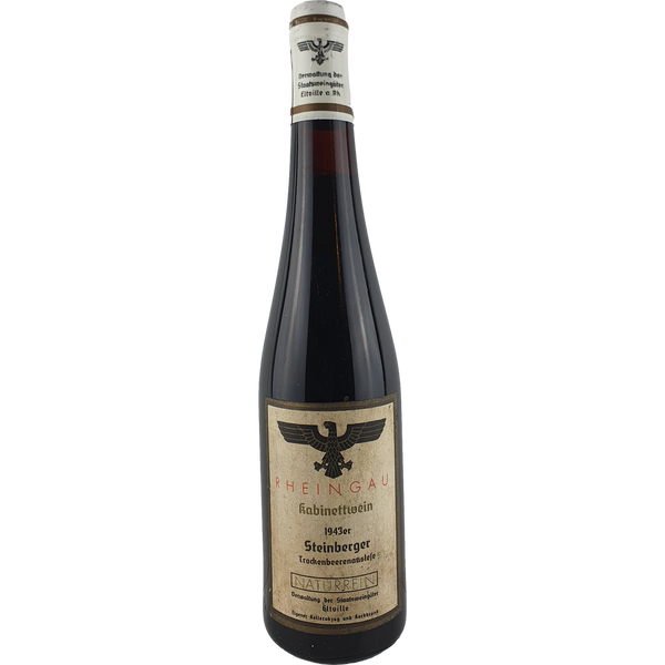 Staatsweingüter Eltville (Kloster Eberbach) - Steinberger Riesling Trockenbeerenauslese Cabinet  1943 - 0,7 l - Bottle Hero