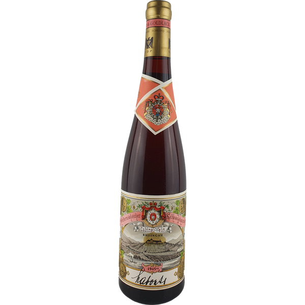 Schloss Johannisberg - Schloss Johannisberg Riesling Beerenauslese Cabinet Rosa-Goldlack Goldkapsel1945 - 0,7 l - Bottle Hero