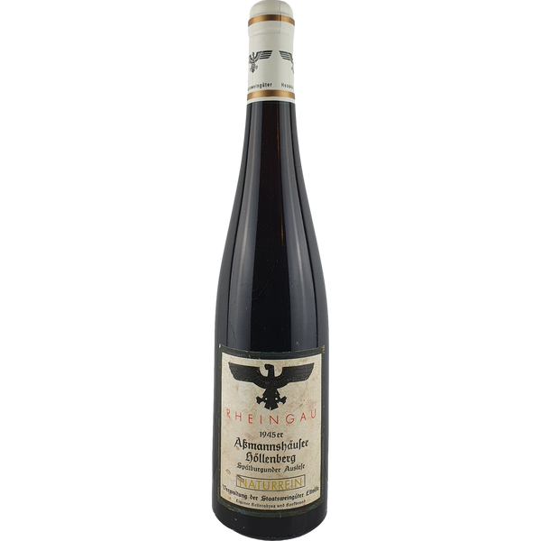 Staatsweingüter Eltville (Kloster Eberbach) - Assmannshäuser Höllenberg Spätburgunder Auslese   1945 - 0,7 l - Bottle Hero