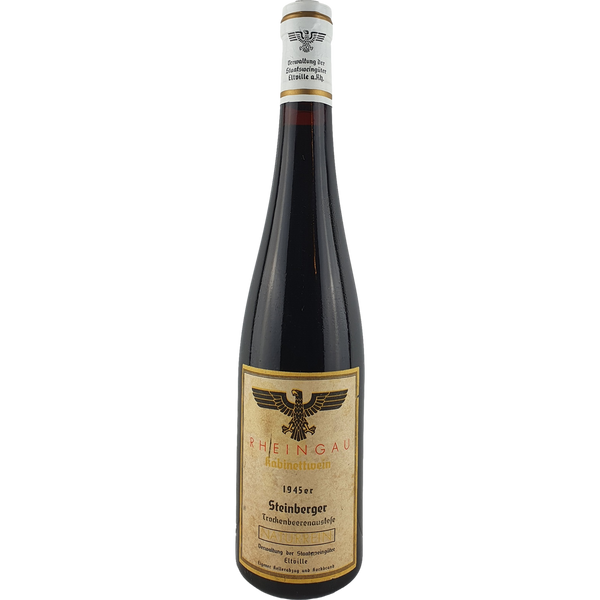 Staatsweingüter Eltville (Kloster Eberbach) - Steinberger Riesling Trockenbeerenauslese Cabinet  1945 - 0,7 l - Bottle Hero