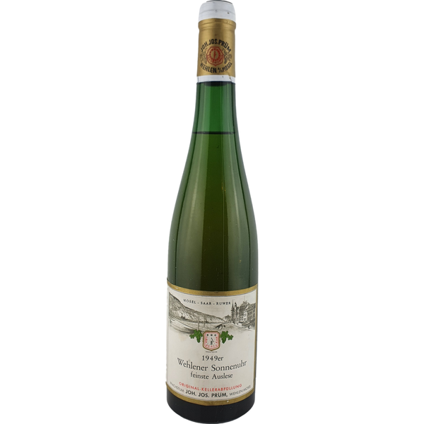 Joh. Jos. Prüm - Wehlener Sonnenuhr Riesling feinste Auslese Goldkapsel  1949 - 0,7 l - Bottle Hero