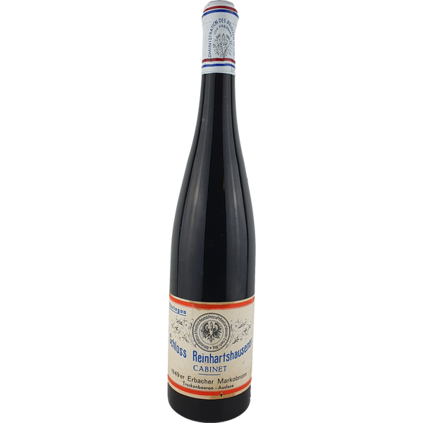Schloss Reinhartshausen - Erbacher Markobrunn Riesling Trockenbeerenauslese Cabinet   1949 'ex Chateau 2018' - 0,7 l - Bottle Hero