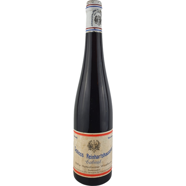 Schloss Reinhartshausen - Hattenheimer Wisselbrunn Riesling Beerenauslese Cabinet  1949 - 0,7 l - Bottle Hero