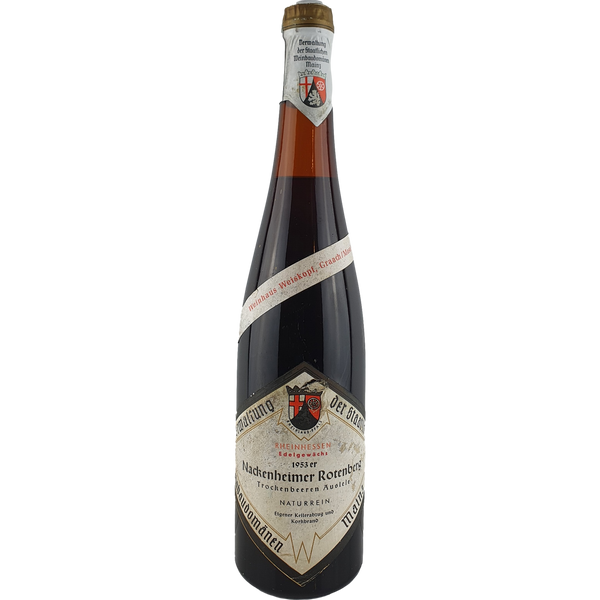 Staatl. Weinbaudomänen Mainz - Nackenheimer Rotenberg Riesling Trockenbeerenauslese   1953 - 0,7 l - Bottle Hero
