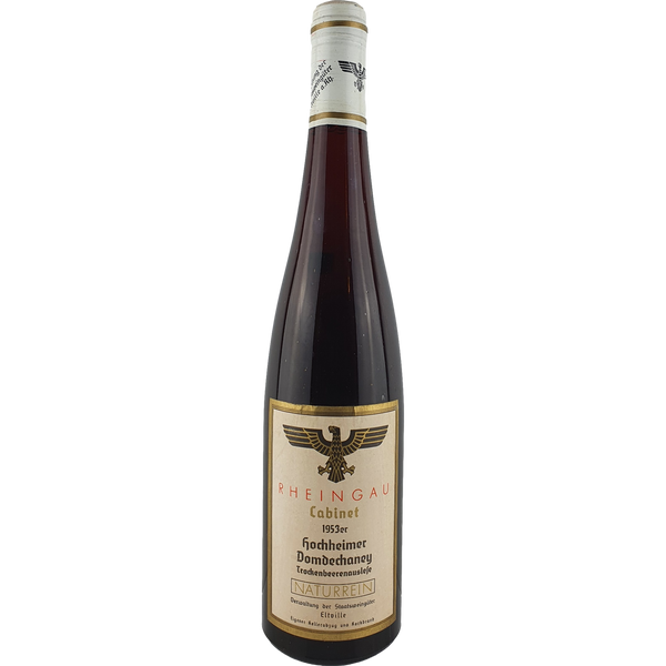 Staatsweingüter Eltville (Kloster Eberbach) - Hochheimer Domdechaney Riesling Trockenbeerenauslese Cabinet  1953 - 0,7 l - Bottle Hero
