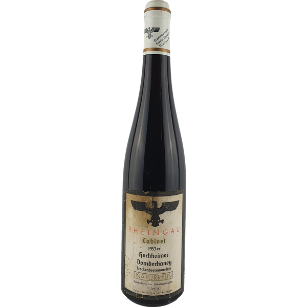 Staatsweingüter Eltville (Kloster Eberbach) - Hochheimer Domdechaney Riesling Trockenbeerenauslese Cabinet  1953 - 0,7 l - Bottle Hero