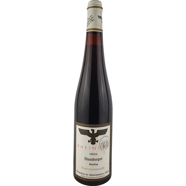 Staatsweingüter Eltville (Kloster Eberbach) - Steinberger Riesling Trockenbeerenauslese Versteigerung  1953 - 0,7 l - Bottle Hero