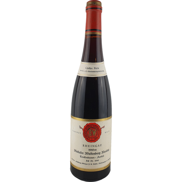 J. B. Becker - Wallufer Walkenberg Riesling Trockenbeerenauslese Cabinet  1959 - 0,7 l - Bottle Hero