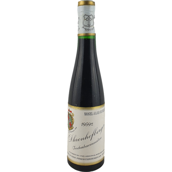Bischöfliches Priesterseminar - Dhronhofberger Riesling Trockenbeerenauslese   1959 - 0,35 l - Bottle Hero