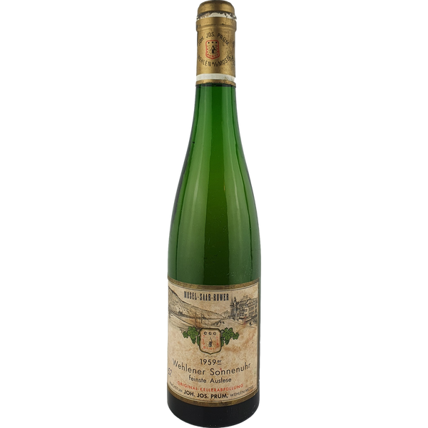 Joh. Jos. Prüm - Wehlener Sonnenuhr Riesling feinste Auslese Goldkapsel  1959 - 0,7 l - Bottle Hero