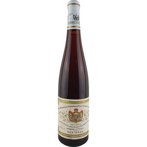 Löwenstein-Wertheim-Rosenberg'sches Weingut - Hallgartener Hendelberg Riesling Trockenbeerenauslese Cabinet  1959 - 0,7 l - Bottle Hero