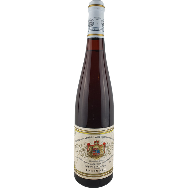 Löwenstein-Wertheim-Rosenberg'sches Weingut - Hallgartener Schönhell Riesling Trockenbeerenauslese Cabinet  1959 - 0,7 l - Bottle Hero