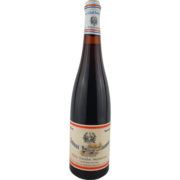 Schloss Reinhartshausen - Erbacher Markobrunn Riesling Trockenbeerenauslese Cabinet  1959 - 0,7 l - Bottle Hero