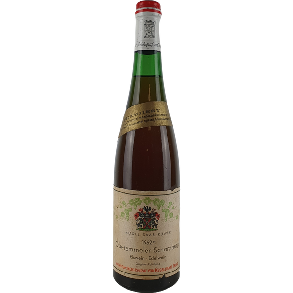 Reichsgraf von Kesselstatt - Oberemmeler Scharzberg Riesling Eiswein-Edelwein   1962 - 0,7 l - Bottle Hero