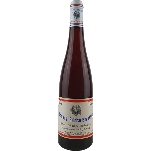 Schloss Reinhartshausen - Erbacher Markobrunn Riesling Beerenauslese Cabinet   1964 'ex Chateau 2018' - 0,7 l - Bottle Hero