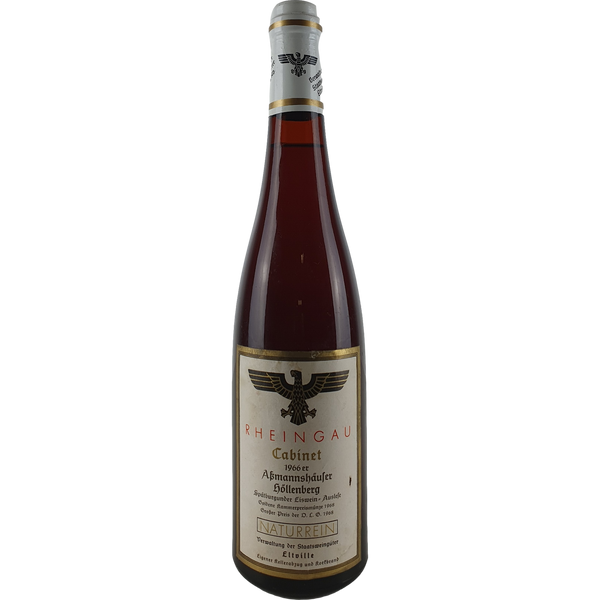 Staatsweingüter Eltville (Kloster Eberbach) - Assmannshäuser Höllenberg Spätburgunder Eiswein-Auslese Cabinet  1966 - 0,7 l - Bottle Hero