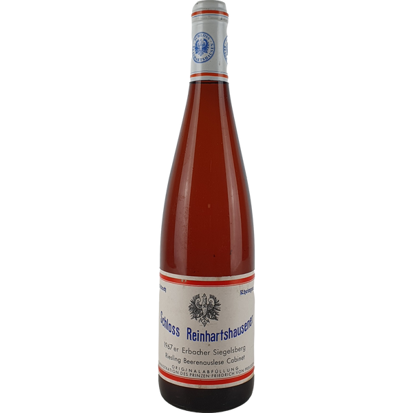Schloss Reinhartshausen - Erbacher Siegelsberg Riesling Beerenauslese Cabinet   1967 'ex Chateau 2018' - 0,7 l - Bottle Hero