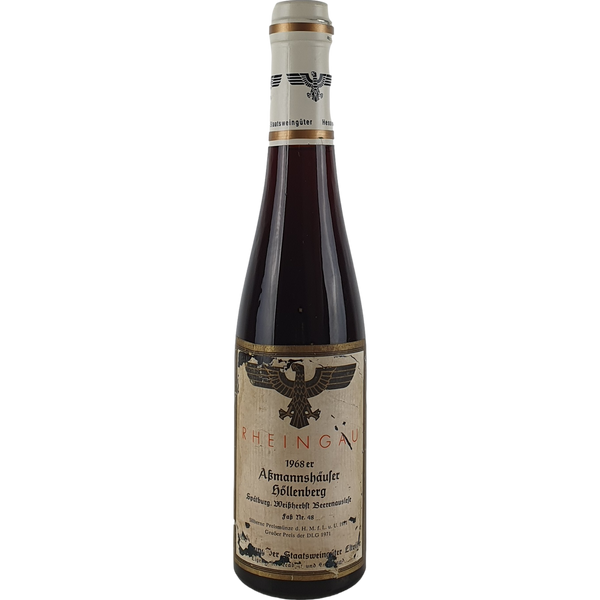 Staatsweingüter Eltville (Kloster Eberbach) - Assmannshäuser Höllenberg Spätburgunder Weißherbst Beerenauslese Faß Nr. 48  1968 - 0,35 l - Bottle Hero