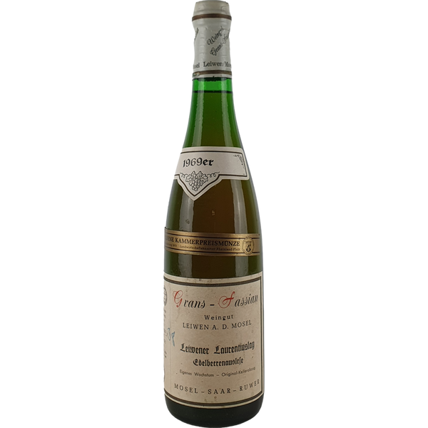 Grans-Fassian - Leiwener Lauretiuslay Riesling Edelbeerenauslese   1969 - 0,7 l - Bottle Hero