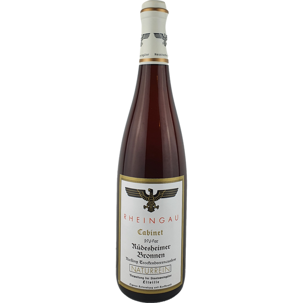 Staatsweingüter Eltville (Kloster Eberbach) - Rüdesheimer Bronnen Riesling Trockenbeerenauslese Cabinet  1969 - 0,7 l - Bottle Hero
