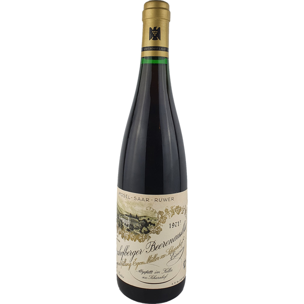 Egon Müller Scharzhof - Scharzhofberger Riesling Eiswein-Beerenauslese Goldkapsel  1971 - 0,7 l - Bottle Hero