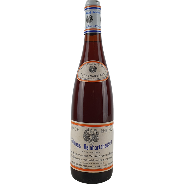 Schloss Reinhartshausen - Hattenheimer Wisselbrunnen Riesling Beerenauslese   1971 - 0,7 l - Bottle Hero