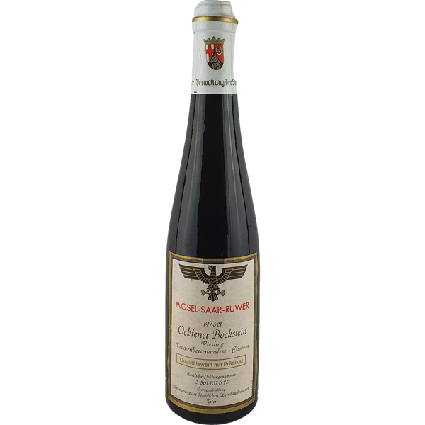 Staatl. Weinbaudomänen Trier - Ockfener Bockstein Riesling Eiswein-Trockenbeerenauslese   1973 - 0,35 l - Bottle Hero