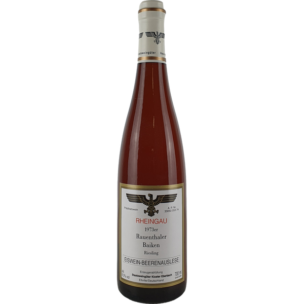 Staatsweingüter Eltville (Kloster Eberbach) - Rauenthaler Baiken Riesling Eiswein-Beerenauslese   1973 - 0,7 l - Bottle Hero