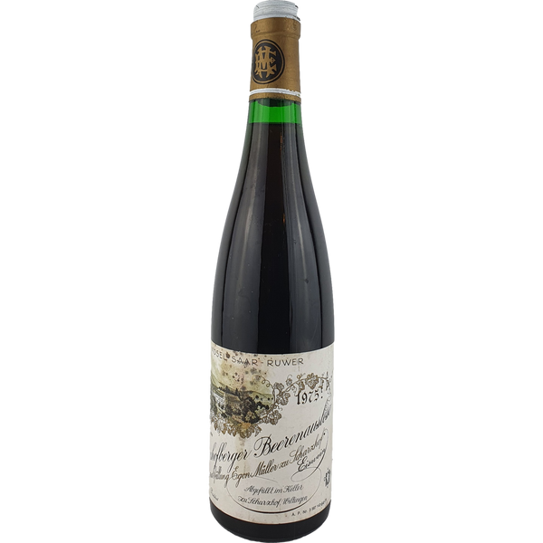 Egon Müller Scharzhof - Scharzhofberger Riesling Eiswein-Beerenauslese Goldkapsel  1975 - 0,7 l - Bottle Hero