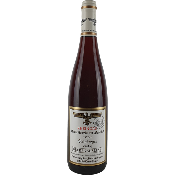 Staatsweingüter Eltville (Kloster Eberbach) - Steinberger Riesling Beerenauslese Versteigerung  1975 - 0,7 l - Bottle Hero