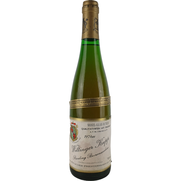 Bischöfliches Priesterseminar - Wiltinger Kupp Riesling Beerenauslese Goldkapsel  1976 - 0,7 l - Bottle Hero