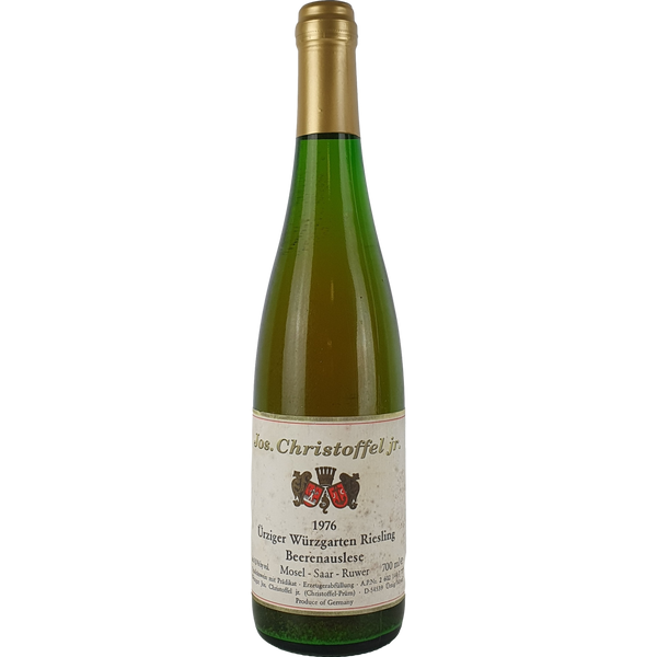 Jos. Christoffel Jr. (Christoffel-Prüm) - Ürziger Würzgarten Riesling Beerenauslese Goldkapsel  1976 - 0,7 l - Bottle Hero