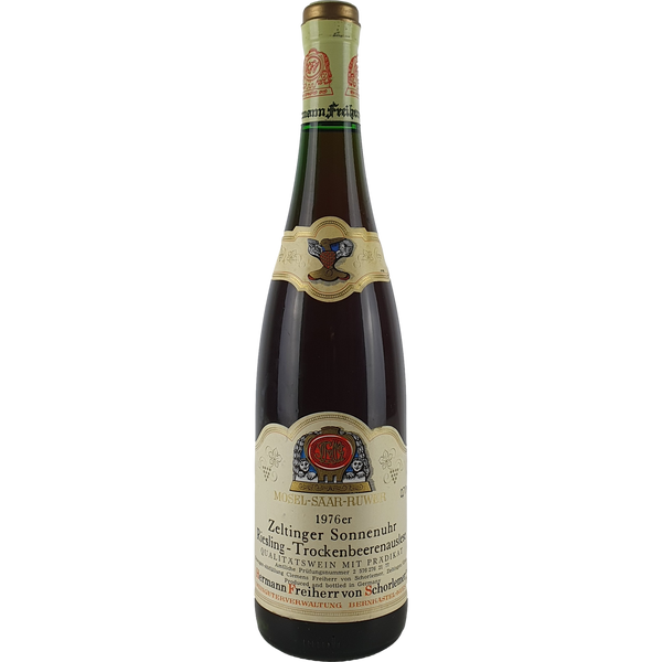 Hermann Freiherr von Schorlemer (Schloss Lieser) - Zeltinger Sonnenuhr Riesling Trockenbeerenauslese   1976 - 0,7 l - Bottle Hero