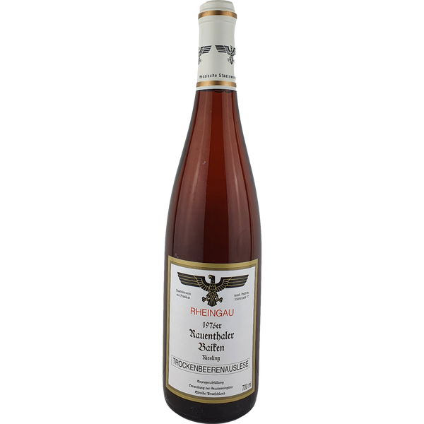 Staatsweingüter Eltville (Kloster Eberbach) - Rauenthaler Baiken Riesling Trockenbeerenauslese   1976 - 0,7 l - Bottle Hero