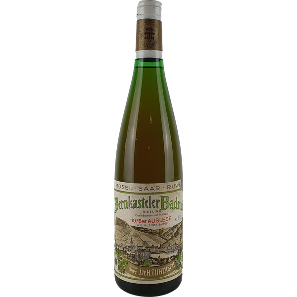Witwe Dr. H. Thanisch - Berncasteler Badstube Riesling Auslese Goldkapsel  1976 - 0,7 l - Bottle Hero