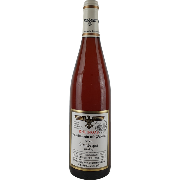 Staatsweingüter Eltville (Kloster Eberbach) - Steinberger Riesling Eiswein-Beerenauslese Versteigerung  1979 - 0,75 l - Bottle Hero