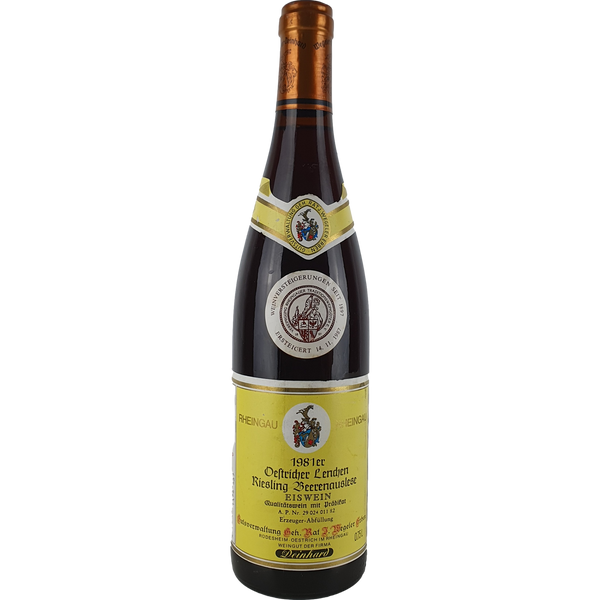 Wegeler - Oestricher Lenchen Riesling Eiswein-Beerenauslese Versteigerung  1981 - 0,75 l - Bottle Hero