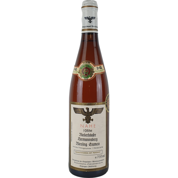 Staatl. Weinbaudomäne Niederhausen-Schloßböckelheim - Niederhäuser Hermannsberg Riesling Eiswein   1985 - 0,75 l - Bottle Hero