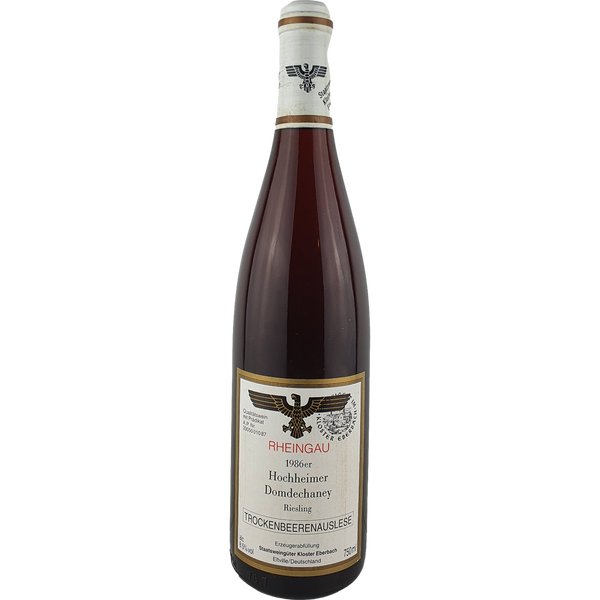 Staatsweingüter Kloster Eberbach - Hochheimer Domdechaney Riesling Trockenbeerenauslese Versteigerung  1986 - 0,75 l - Bottle Hero