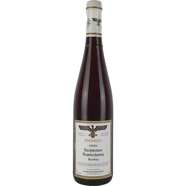 Staatsweingüter Kloster Eberbach - Hochheimer Domdechaney Riesling Trockenbeerenauslese   1989 - 0,75 l - Bottle Hero