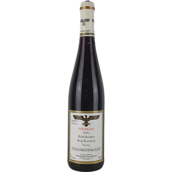 Staatsweingüter Kloster Eberbach - Rüdesheimer Berg Roseneck Riesling Trockenbeerenauslese   1989 - 0,75 l - Bottle Hero