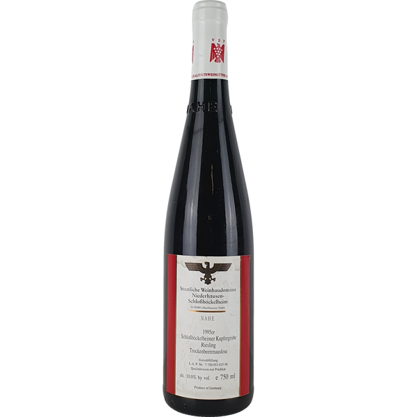 Staatl. Weinbaudomäne Niederhausen-Schloßböckelheim - Schloßböckelheimer Kupfergrube Riesling Trockenbeerenauslese   1995 - 0,75 l - Bottle Hero
