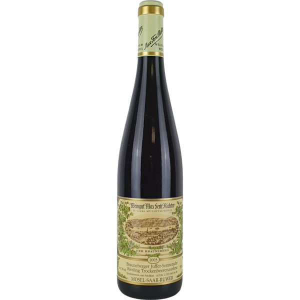 Max Ferd. Richter - Brauneberger Juffer-Sonnenuhr Riesling Trockenbeerenauslese   2003 - 0,75 l - Bottle Hero