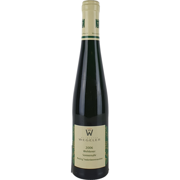 Wegeler - Wehlener Sonnenuhr Riesling Trockenbeerenauslese   2006 - 0,375 l - Bottle Hero