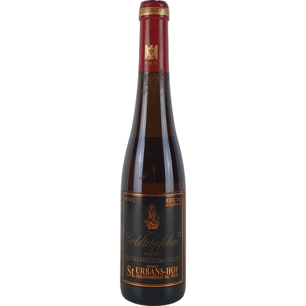 St. Urbans-Hof, Nik Weis - Goldtröpfchen Riesling Trockenbeerenauslese   2011 - 0,375 l - Bottle Hero
