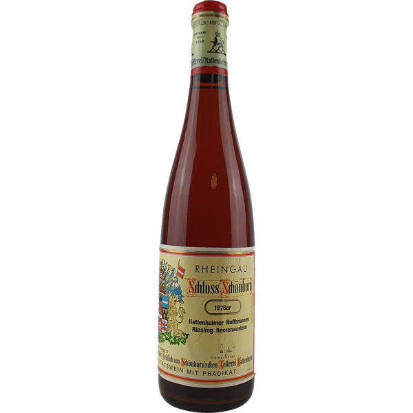 Schloss Schönborn - Hattenheimer Nußbrunnen Riesling Beerenauslese   1976 - 0,7 l - Bottle Hero