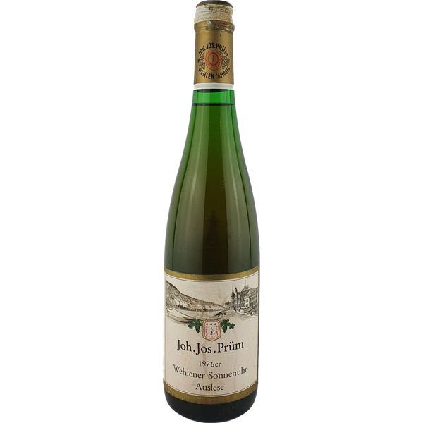 Joh. Jos. Prüm - Wehlener Sonnenuhr Riesling Auslese Goldkapsel  1976 - 0,7 l - Bottle Hero