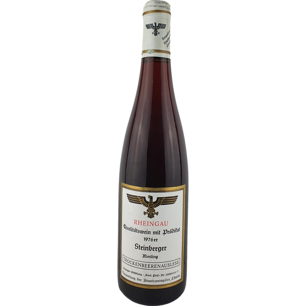 Staatsweingüter Eltville (Kloster Eberbach) - Steinberger Riesling Trockenbeerenauslese   1976 - 0,7 l - Bottle Hero