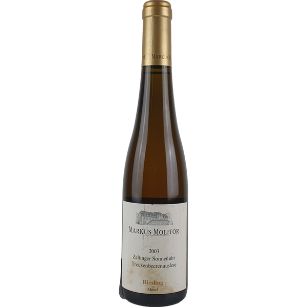 Markus Molitor - Zeltinger Sonnenuhr Riesling Trockenbeerenauslese Goldkapsel  2003 - 0,375 l - Bottle Hero